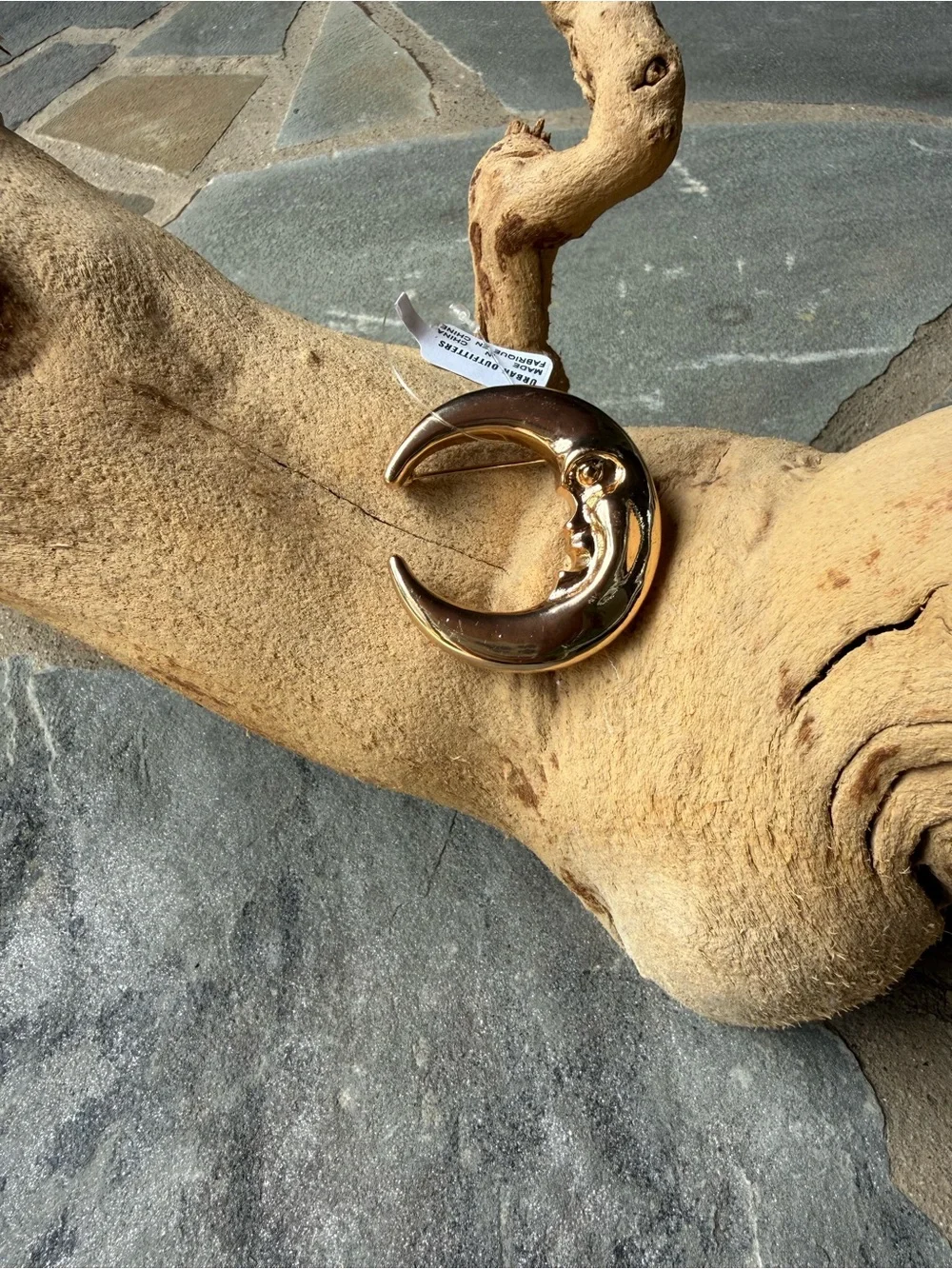 New🌟Gold Crescent Moon Statement Earring - Unbranded